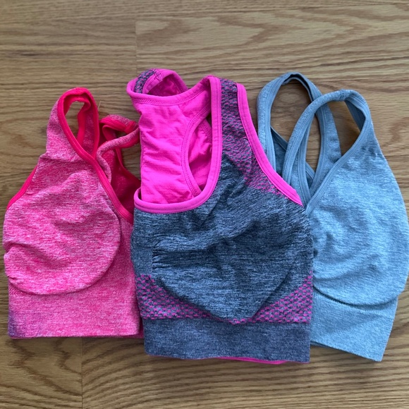 *2* Hanes Get Cozy + *1* Vermilion Sport Bras (M) - Picture 2 of 16